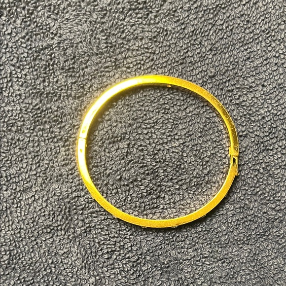 Kate Spade Burgundy and Gold Bracelet with Crystal Details - Picture 4 of 5